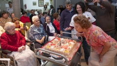 Cumpleaños Sra. 100 años HOGAR VIRGEN PODEROSA
